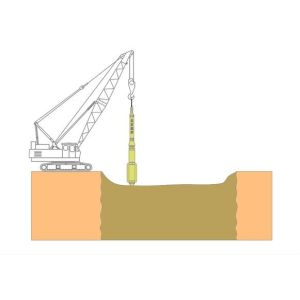 290A 150kW Vibroflot Equipment With Vibro Replacement Stone Column Technique