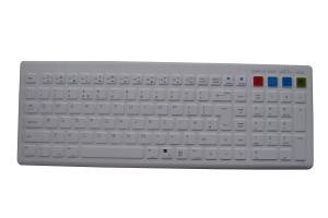 Buy cheap French AZERTY Industrial Wireless Keyboard With Lock Key / Ergonomic Arch product