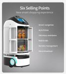 Automatically Hotel Delivery Robot Service Route Intelligent 60kg Net