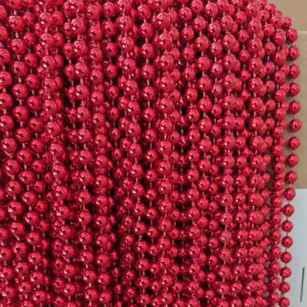 Roller Chain Function 2.4mm Plastic Silver Ball Chain In Bulk