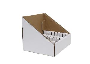 China White Custom Cardboard Display Boxes Effective Branding Tool For Sale Promotion on sale