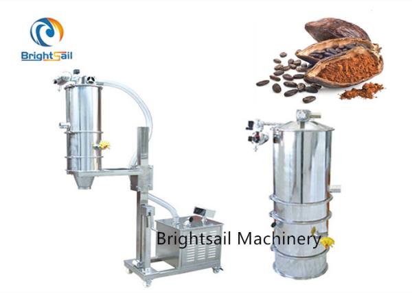 Quality Ss304 Food Grade Conveyor Feeder Systems Cocoa Powder Vacuum Feeding Machine for sale