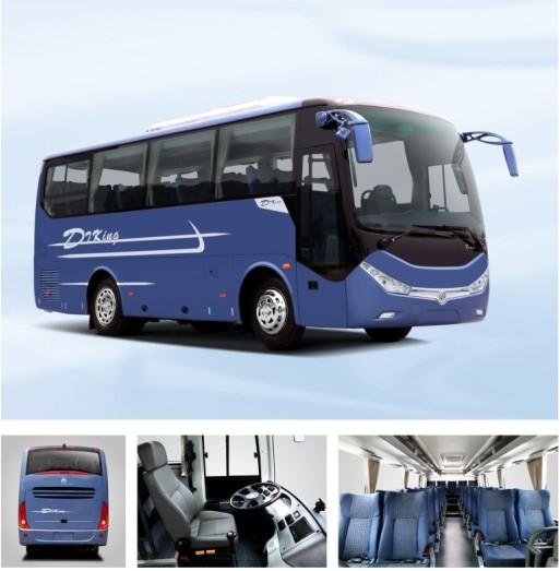 Quality 24 - 35seats Luxury Coach Bus , Dongfeng Public Passenger Transport Bus for sale