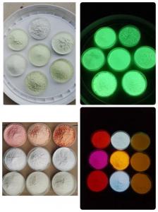 China Red Color Strontium Aluminate UV Glow Pigment,Self-Glow pigment, Non-Toxic Pigment ,Water-Based Luminous Pigment on sale