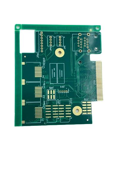 Quality 2 Layer FR4 Hybrid Circuit Board Flying Probe Test Green Solder Mask Color for sale