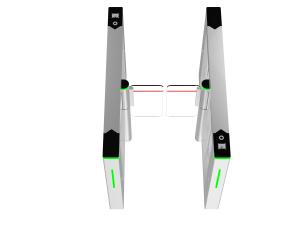 High Security Speedlane Speedgate Turnstiles Face Recognition Automatic Speed