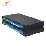Flattop 40CH AAWG Dwdm Passive Optical Multiplexer , DWDM Mux Demux Customized