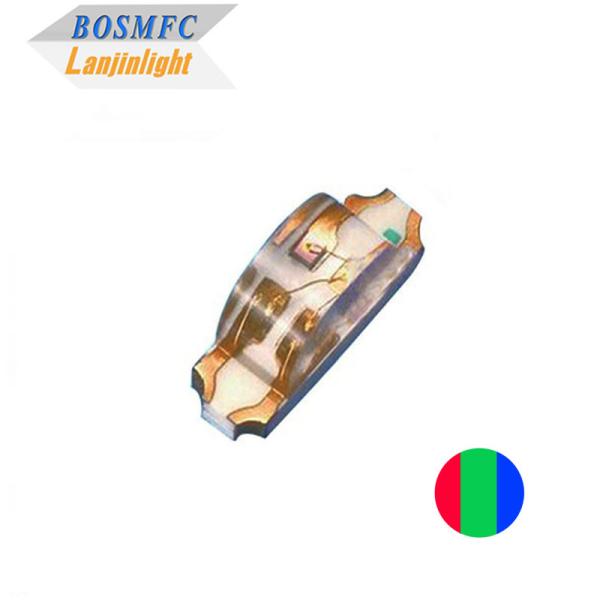 Quality Side View 1206 RGB SMD LED 1.5T 2.0T Right Angle Side Mount 1204 Tri Color light for sale