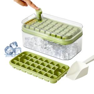 Buy cheap ODM/OEM Custom Easy Press Personalized Ice Cube Mold With Lid And Bin Durable product