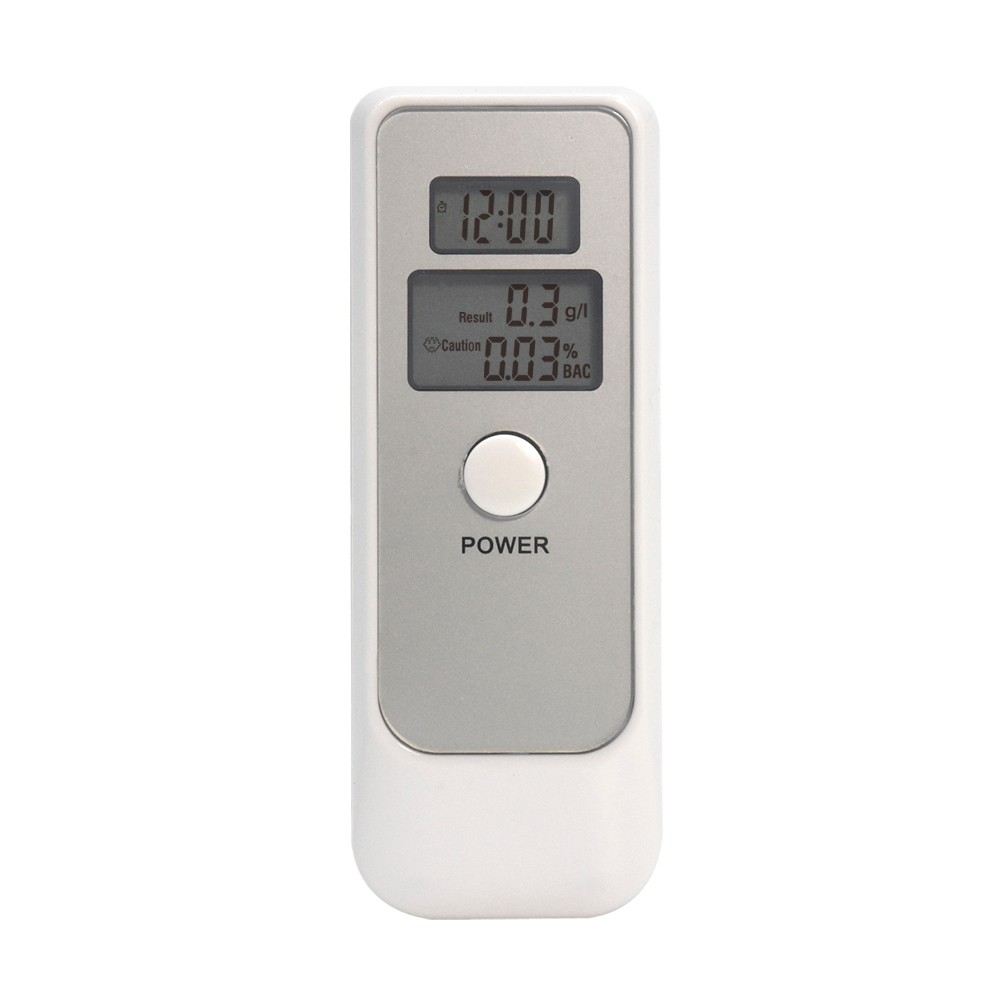 Wine Tester Alcohol Concentration Tester Digital Breath Alcohol Tester with Clock and Countdown Timer