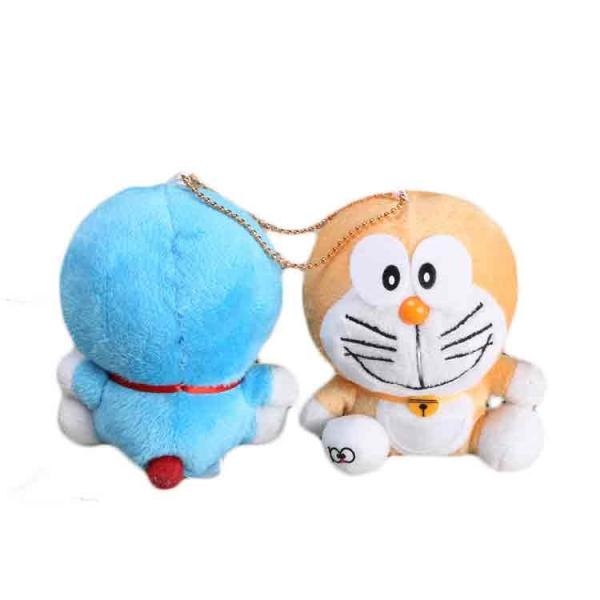 Quality Safe Odorless Dingdang Cat Plush Keychain Pp Cotton Stuffed Cat Keychain for sale