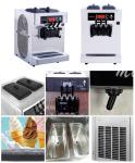 Ice Cream Soft Serve Machine Capacity 20-28L/H Commercial Icecream Maker Ice