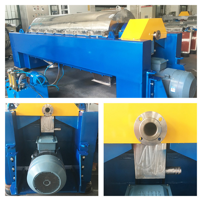 2 Phase Decanter Centrifuge Horizontal Calcium Hypochlorite Inverter Control