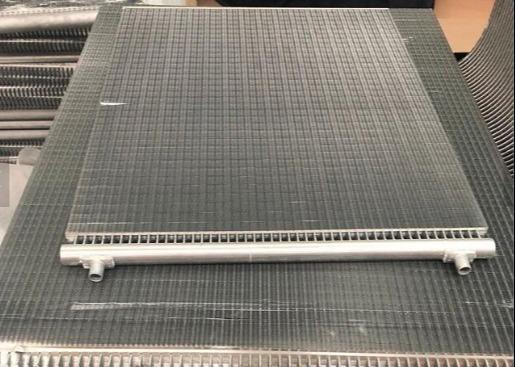 50 M3/H Microchannel Heat Exchanger , All Aluminum Air Conditioner Heat