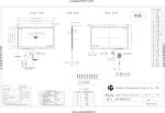 7 inch TFT LCD Display LVDS Interface 40PIN 300cd/M2 1024x600 IPS