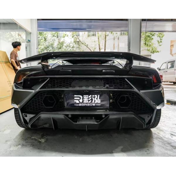 LP580 LP610 Lamborghini Huracan Evo Body Kit Tecnica Style Carbon Fiber Spoiler Wing