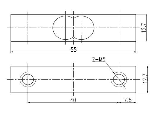 50kg Miniature Load Cell High Accuracy IP65 Waterproof Parallel Beam Type