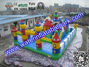 China Amazing Amusement Park / Inflatable Bouncy Castle Bounce Houses Rentals on sale