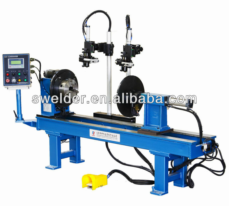 550mm Rotating Diameter Horizontal Welding Machine Automatic Double Seam Girth Welding Machine