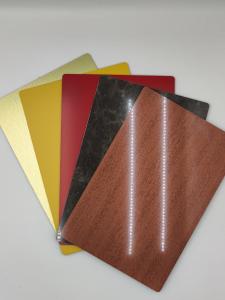 Aluminium Custom ACP Plastic Sheet Solid Color For Partitions