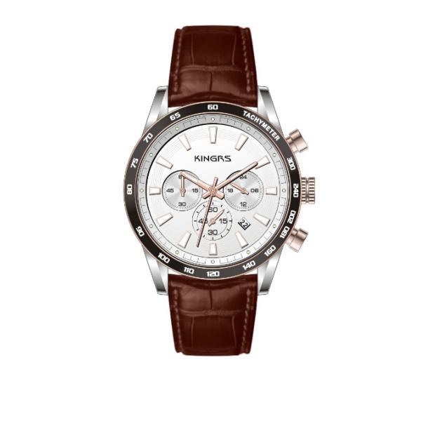 Men Multifunction Stainless Steel Watches OEM Small Dial CD pattern