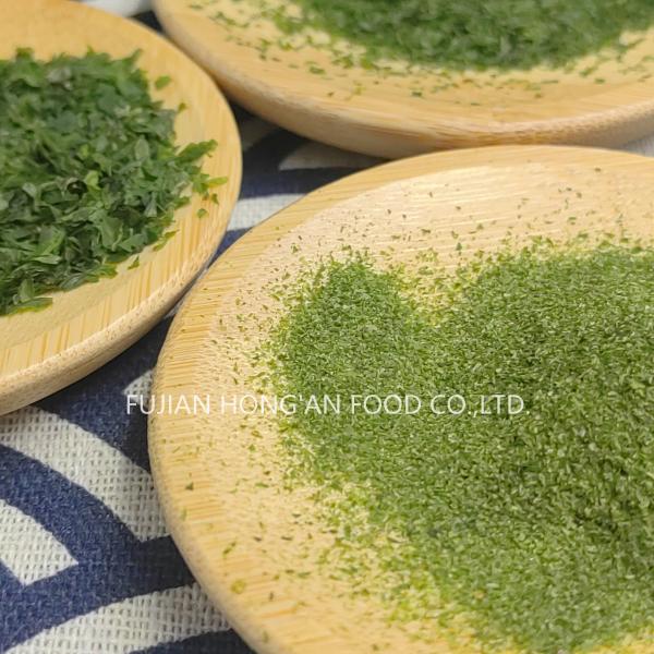 Quality Thin Sheets Dried Sea Lettuce , Customized green laver Seaweed seasoning agent for sale