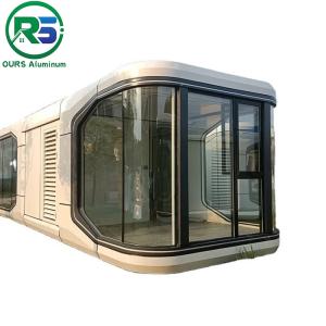 China 2023 Custom-made Modern Design Aluminum alloy Capsule Tiny House For living Prefab Houses Capsule Cabin Apple Cabin on sale