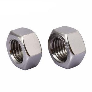 China DIN 934 304/316 Stainless Steel Hex Nuts Plain M8 M10 M12 High Precison on sale