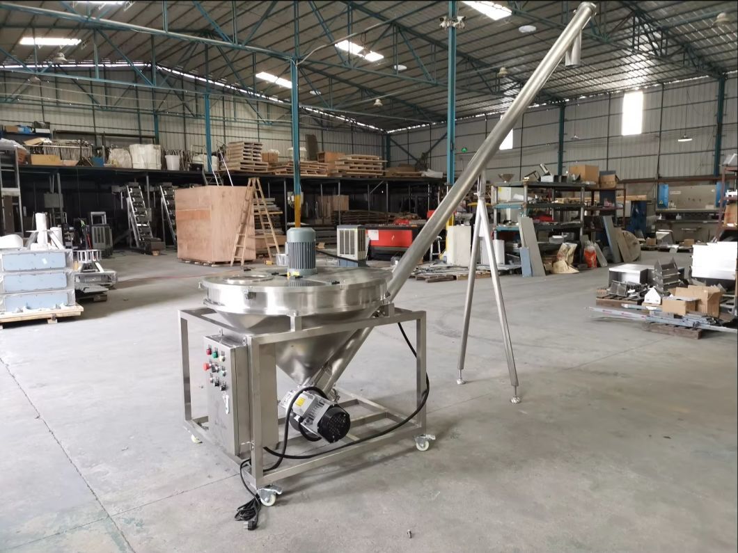 Grain Screw Auger Conveyor for Transporting Feeding Stainless Auger Feeder