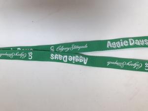 Fashionable Custom Polyester Silk Screen Lanyards Printing Logo For Club