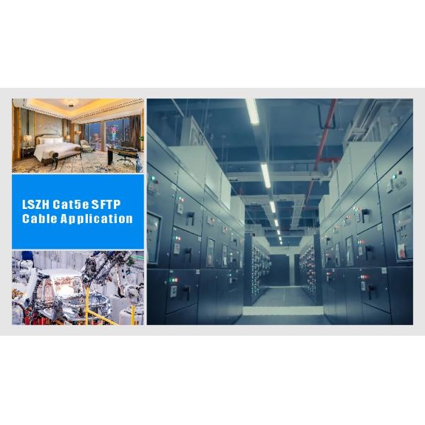 1000FT Cat5e SFTP LSZH Jacket 24AWG 100MHz Gray Ethernet Cable
