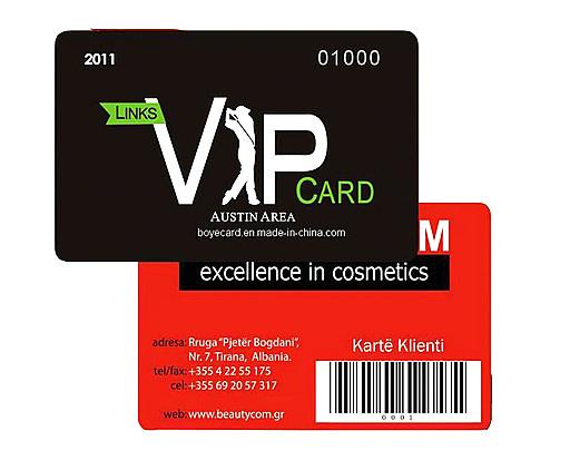 Quality QR Code/ Barcode Plastic Membership Card for sale