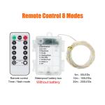 Fairy Lights Battery Operated 10M 100LED String Lights Remote Control Timer
