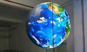 Buy cheap 360 degree flexible Sphere advertising digital led display screens ball product