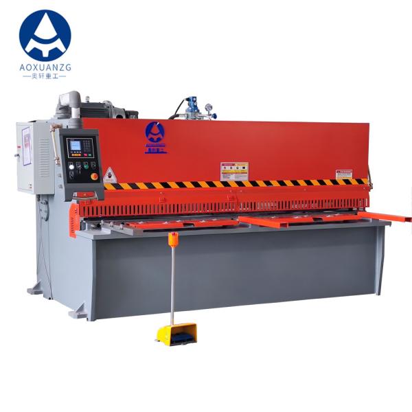 Quality Hydraulic Customized Swing Beam Shearing Machine With E21 System QC12K-6*2500 for sale