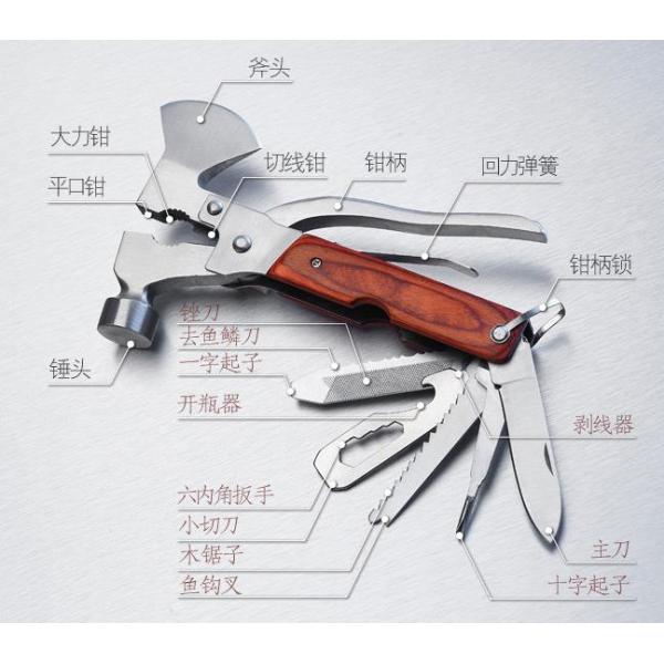 Multi-purpose stainless steel claw hammer