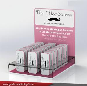China Counter Eyelash Display Stands & Eyelash Table Top Display & Makeup Counter Display Stands on sale