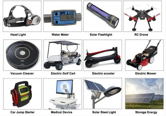Rainproof BMS Lithium Phosphate Battery Multipurpose Pollution Free