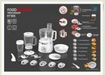 Food Processor EF308 with Slicing/Chopping/Mixing/Shredding/ Food Processor