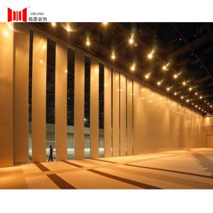 China 130mm Thickness Movable Operable Partition Wall Aluminium Frame on sale