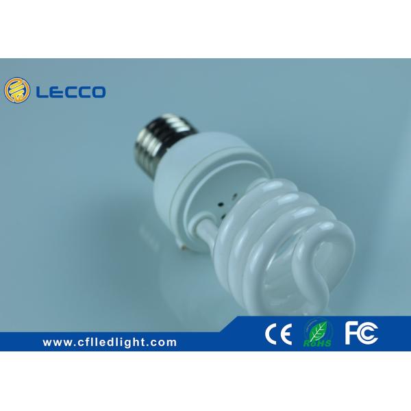 Eco Compact Fluorescent Lamps 13 Watt Cfl Bulb With PBT Plastic Cover 220V / 127V