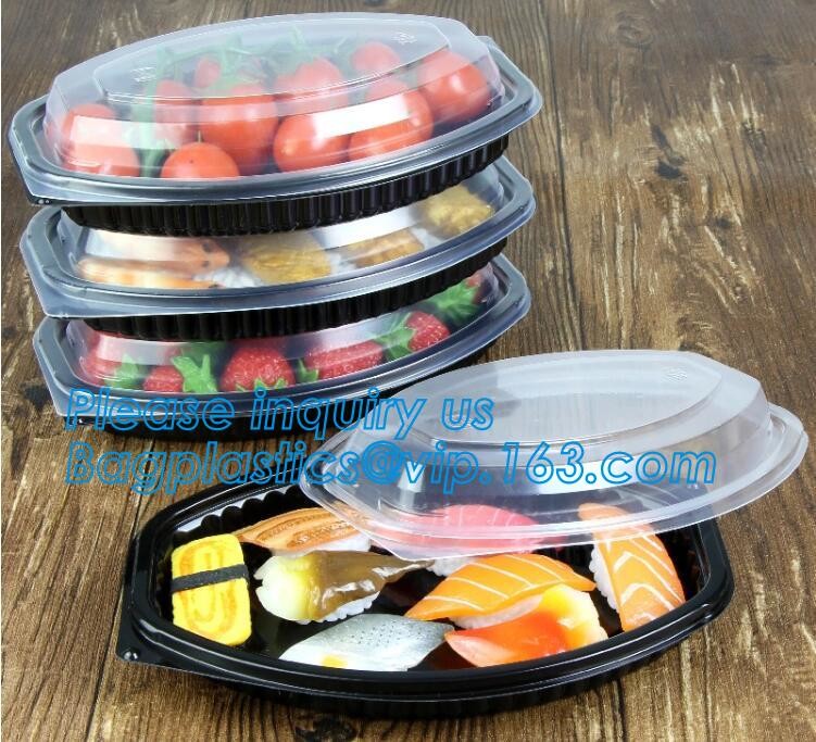 Blister large clear plastic fruit container with lid for fruit packaging,blister fruit box /container/ fruit Tray/ Clear