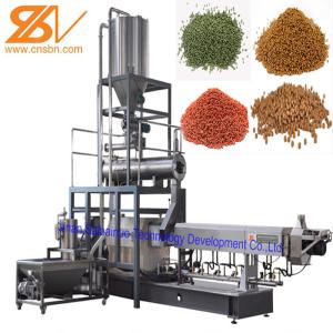 Buy cheap 100kg/h-6t/h Double Screw Extruder Automatic Floating Fish Feed Making Machine product