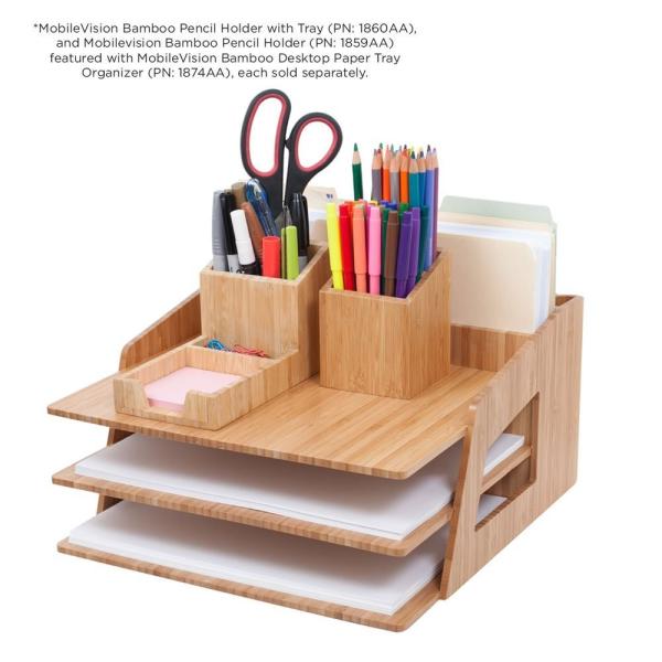 Quality bamboo pen pencil holder for wholesale with high quality for sale