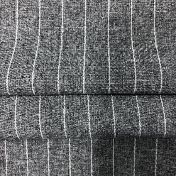 Quality 160gsm Customized Color Two-tone Vertical Stripe Cationic Polyester Fabric for sale