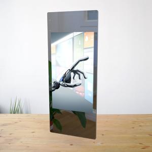 Buy cheap RJ45 USB 700cd/M2 Smart GYM Mirror Anti Fingerprint Custom Multi Touch Screen 43'' product