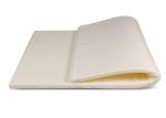 High Density Memory Foam Mattress Toppers White Rolled Packing