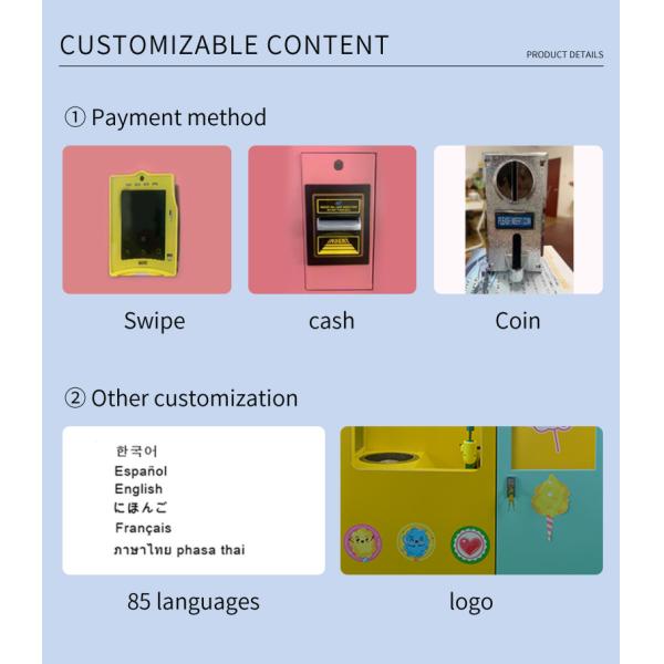 12 Fancy Smart Candy Floss Machine Fully Unattended Automatic Candy Floss Machine
