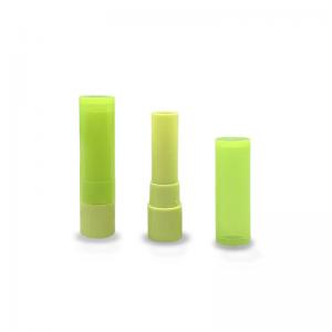 Buy cheap Customizable Green  Plastic Lip Balm Tube 19*80mm Private Label product