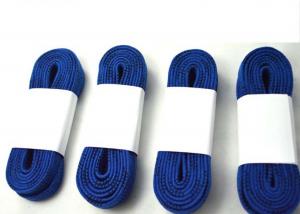 Buy cheap Fashionable Blue Hockey Skate Laces With Tight Moulded Tips Waxed Material product